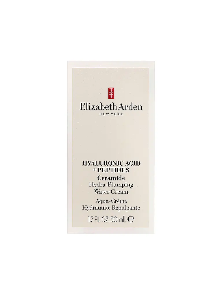 ELIZABETH ARDEN | Crema de agua con péptidos, ceramidas y ácido hialurónico de 50 ml | 