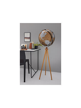 EMFORM | Globo de pie - Sputnik 43 cm bronce/plata