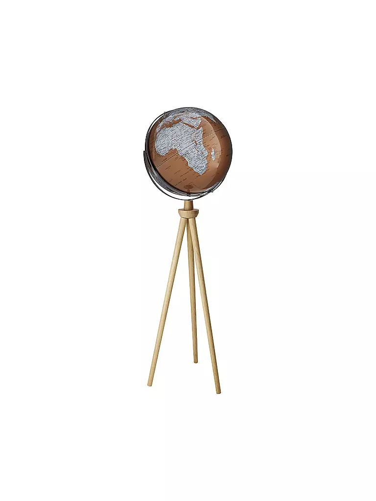 EMFORM | Globo de pie - Sputnik 43 cm bronce/plata | Sin color