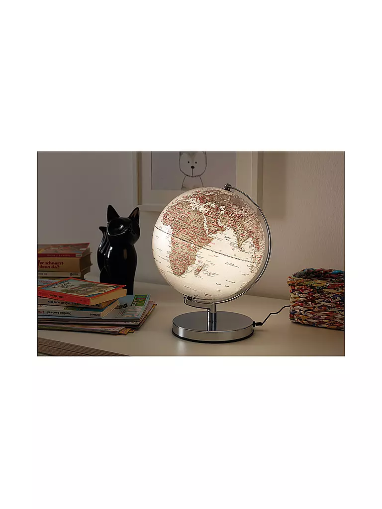 EMFORM | Globo luminoso Terra Light 25cm plata | Sin color