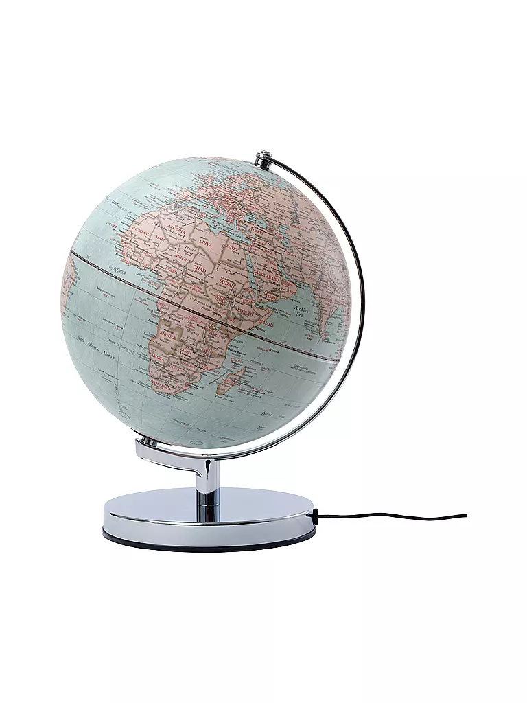 EMFORM | Leuchtglobus Terra Light 25cm hellblau/silber | Sin color