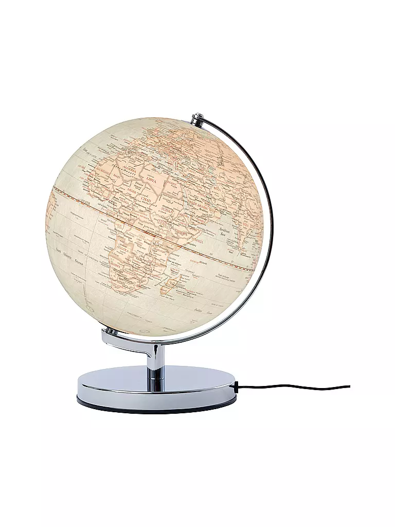 EMFORM | Leuchtglobus Terra Light 25cm hellblau/silber | Sin color