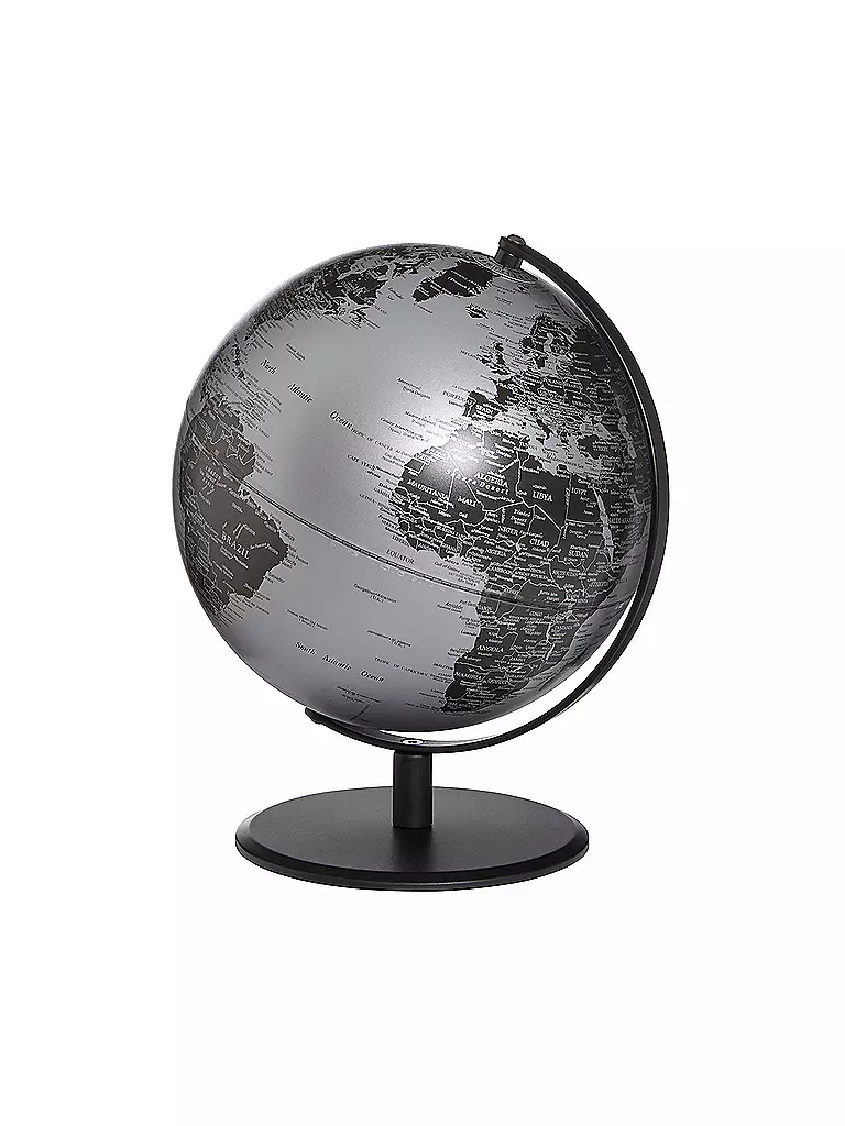 EMFORM | Tischglobus Pluto Plata Mate | Sin color