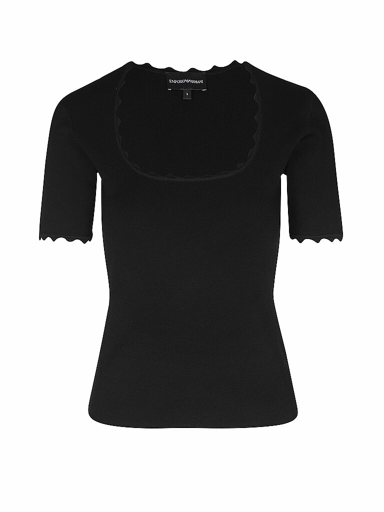 Camiseta de punto negro XS