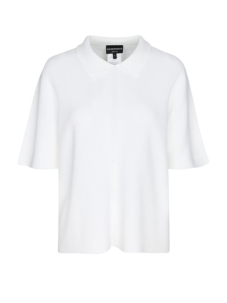 Emporio Armani Polo de punto blanco