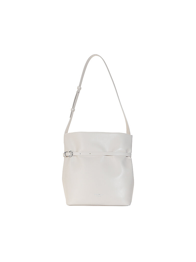 Emporio Armani Bolso de cuero - Shopper crema