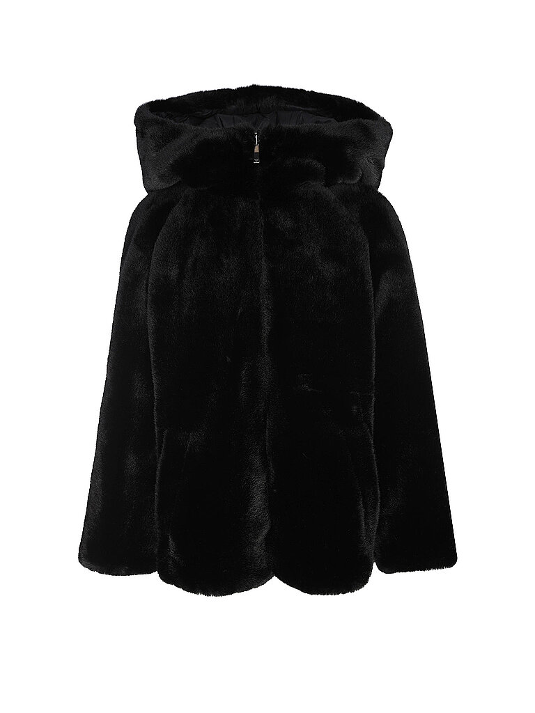Emporio Armani Chaqueta reversible con aspecto de piel negro