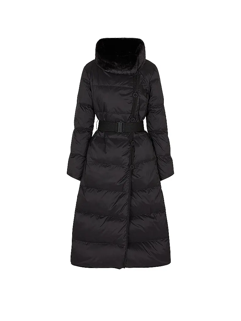 EMPORIO ARMANI | Abrigo de plumón reversible | Negro