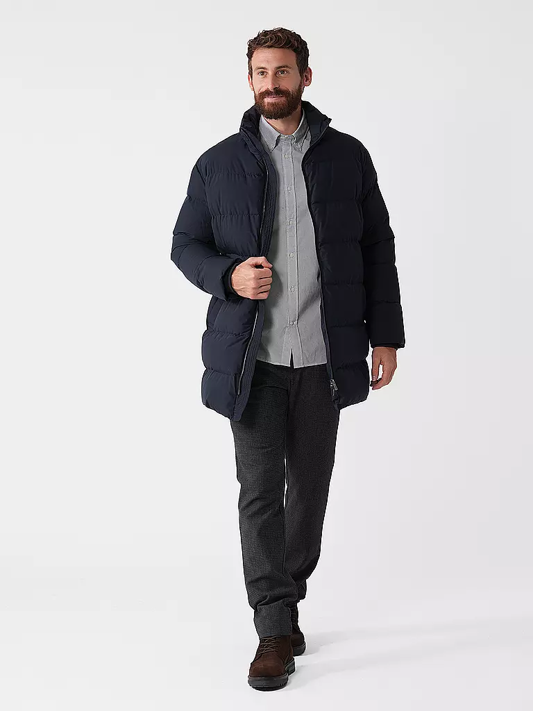 EMPORIO ARMANI | Abrigo de plumón | Azul oscuro