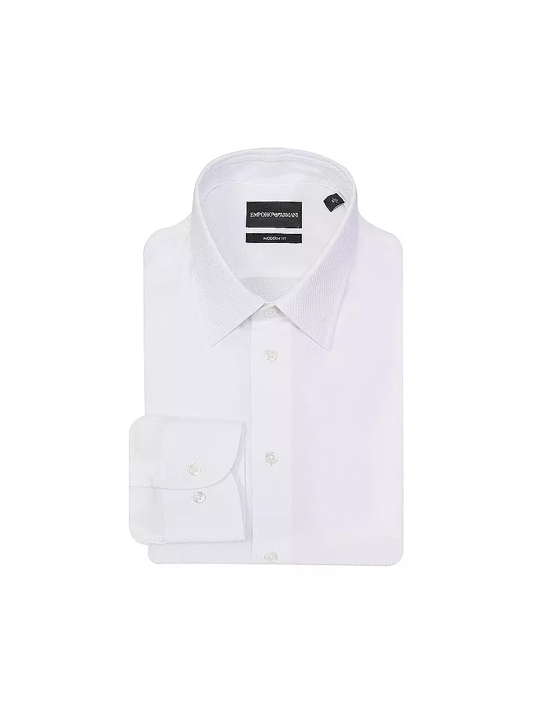 EMPORIO ARMANI | Camisa Slim Fit | Blanco