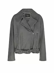 EMPORIO ARMANI | Chaqueta de cuero | Gris