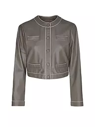 EMPORIO ARMANI | Chaqueta de cuero | Marrón