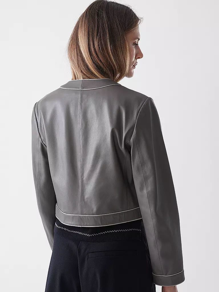 EMPORIO ARMANI | Chaqueta de cuero | Marrón