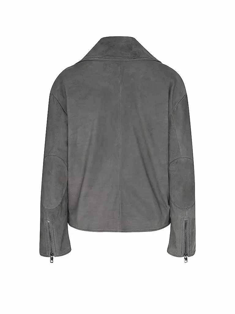 EMPORIO ARMANI | Chaqueta de cuero | Gris