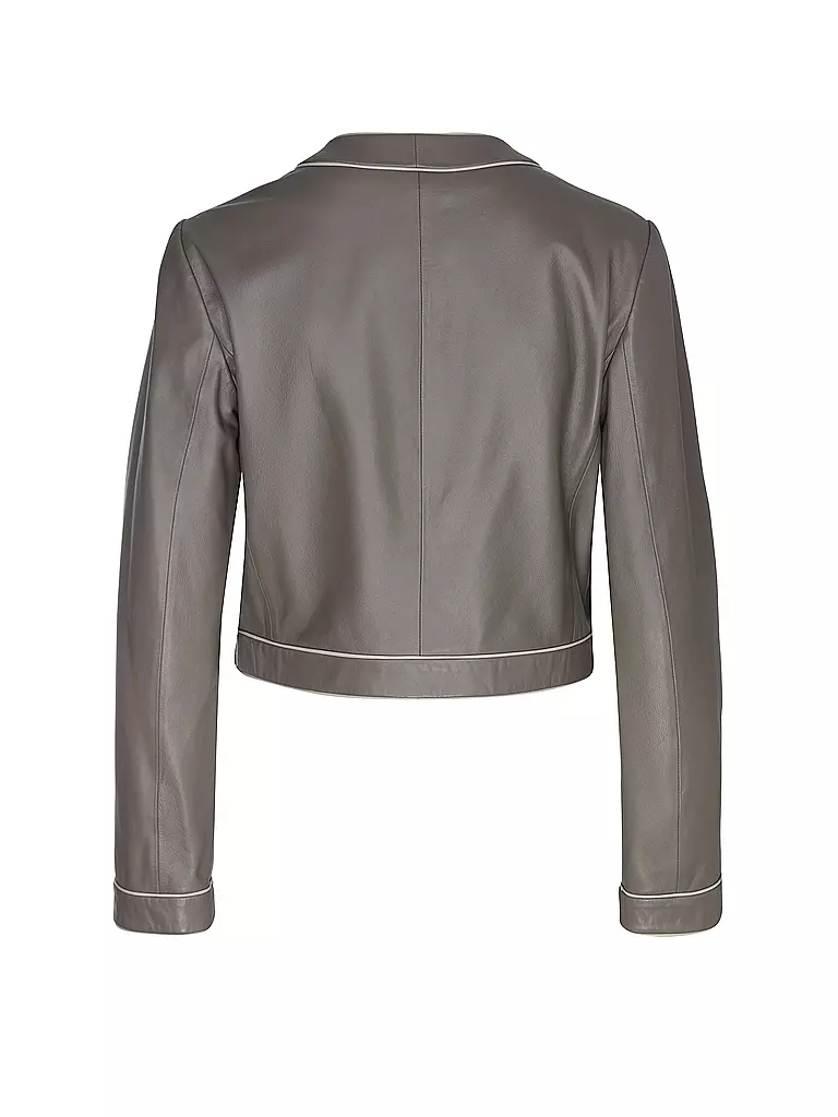 EMPORIO ARMANI | Chaqueta de cuero | Marrón