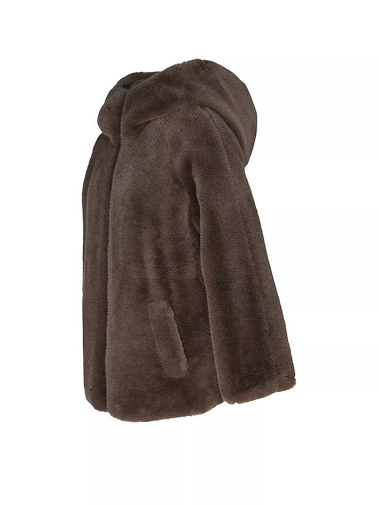 EMPORIO ARMANI | Chaqueta reversible con aspecto de piel | Marrón