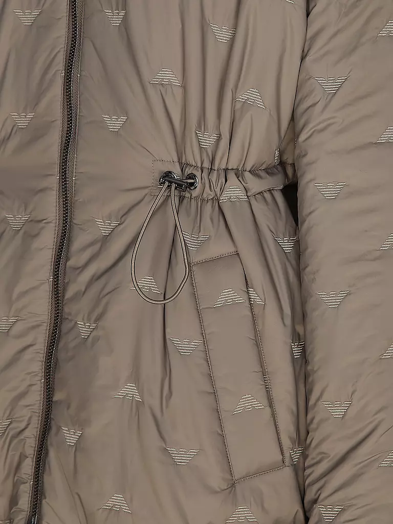 EMPORIO ARMANI | Chaqueta reversible con aspecto de piel | Marrón
