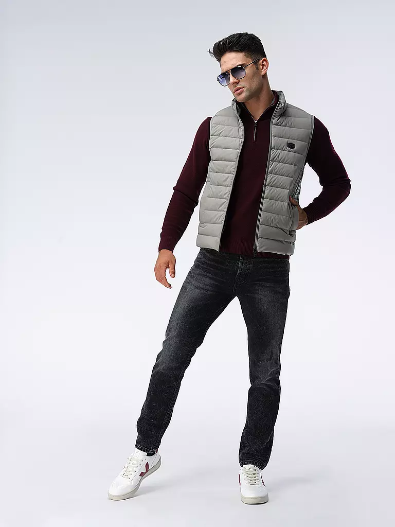 EMPORIO ARMANI | Daunensteppgilet  | Gris claro