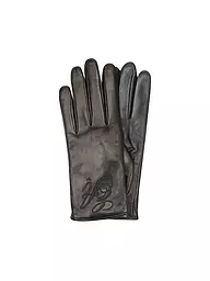 EMPORIO ARMANI | Guantes de cuero | Negro