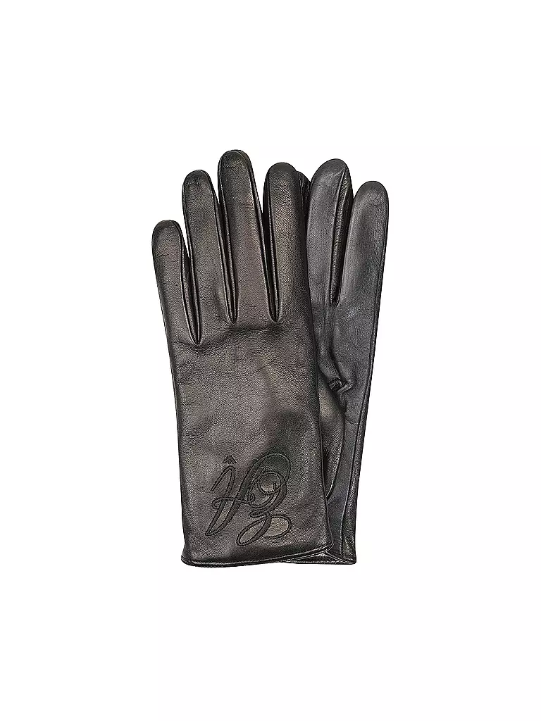 EMPORIO ARMANI | Guantes de cuero | Negro