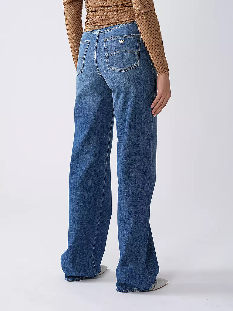 EMPORIO ARMANI | Jeans de pierna ancha | Azul