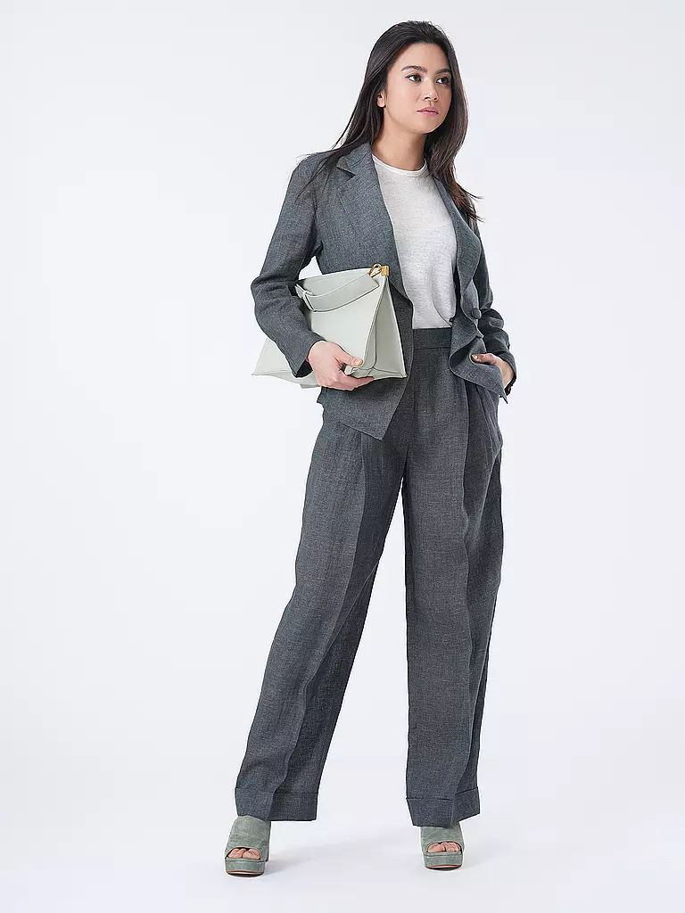 EMPORIO ARMANI | Leinenblazer  | Verde