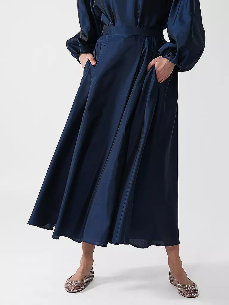 EMPORIO ARMANI | Midi falda | Azul oscuro