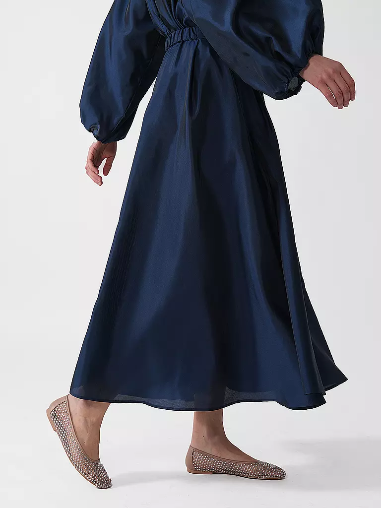 EMPORIO ARMANI | Midi falda | Azul oscuro