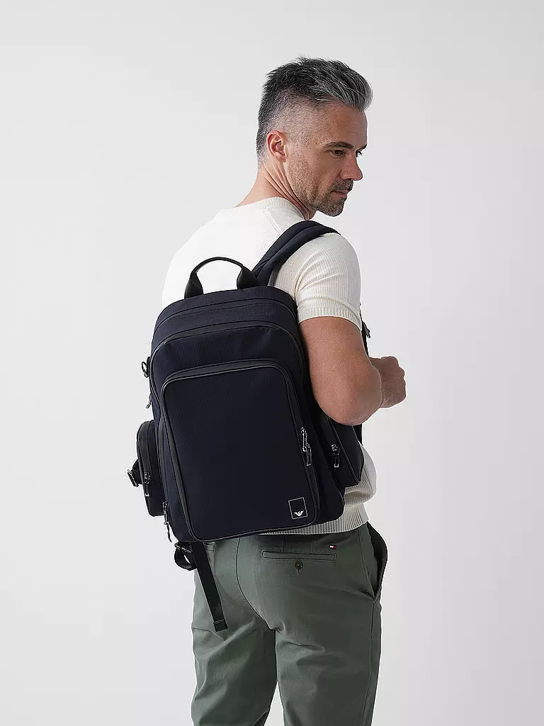 EMPORIO ARMANI | Mochila TRAVELER | Azul oscuro
