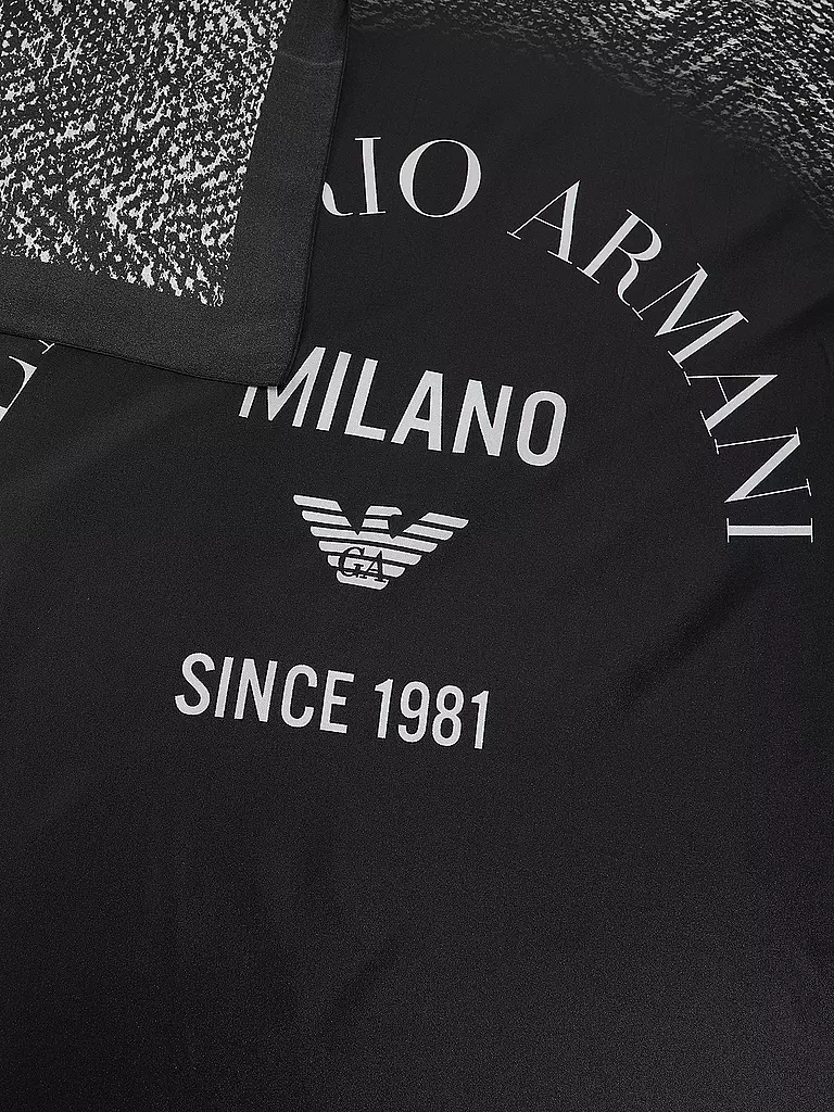 EMPORIO ARMANI | Pañuelo de seda | Gris