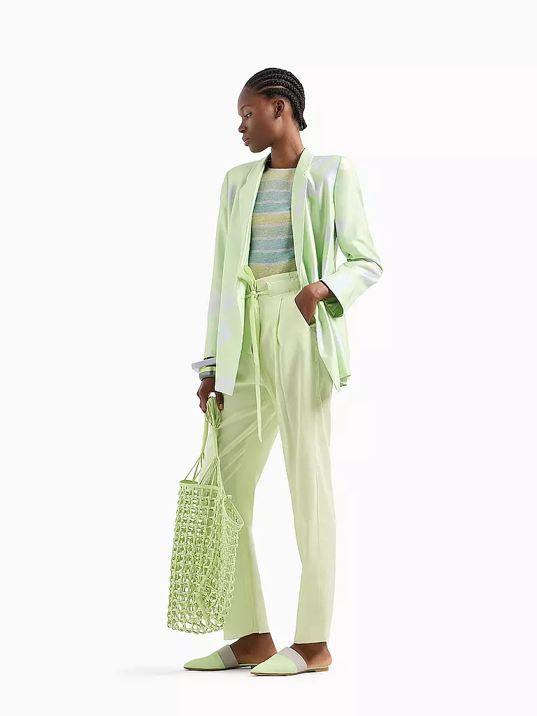 EMPORIO ARMANI | Pantalón de pierna ancha | Verde