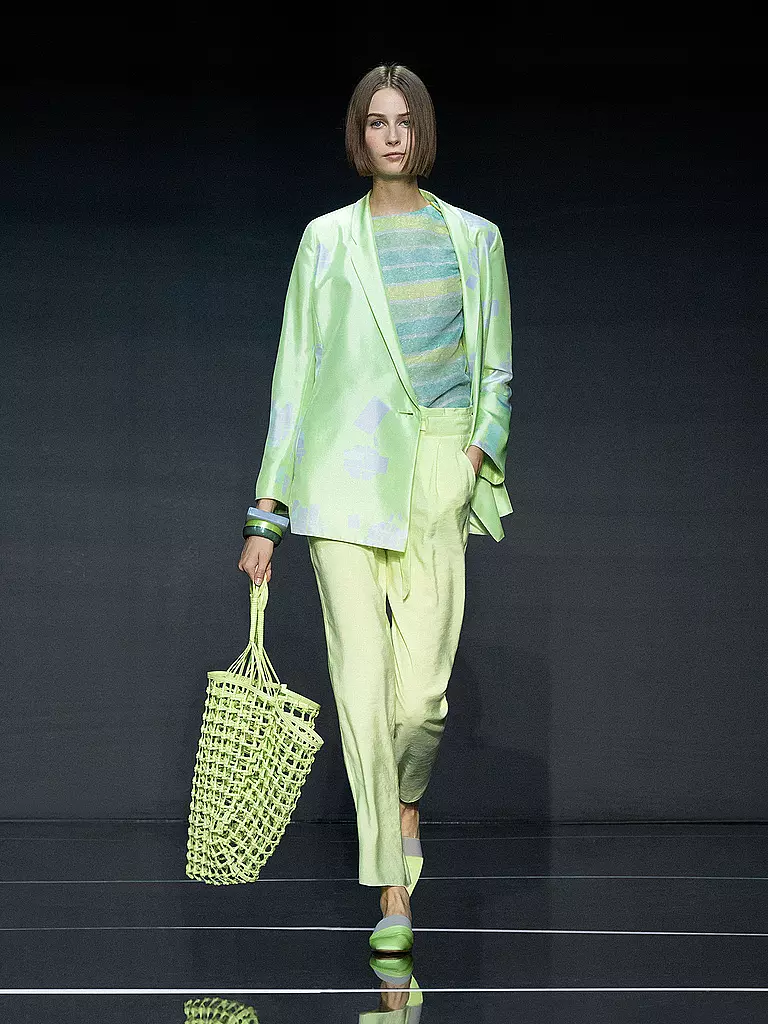 EMPORIO ARMANI | Pantalón de pierna ancha | Verde