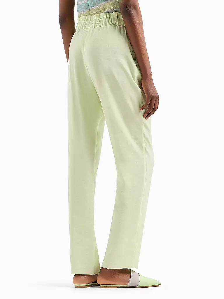 EMPORIO ARMANI | Pantalón de pierna ancha | Verde