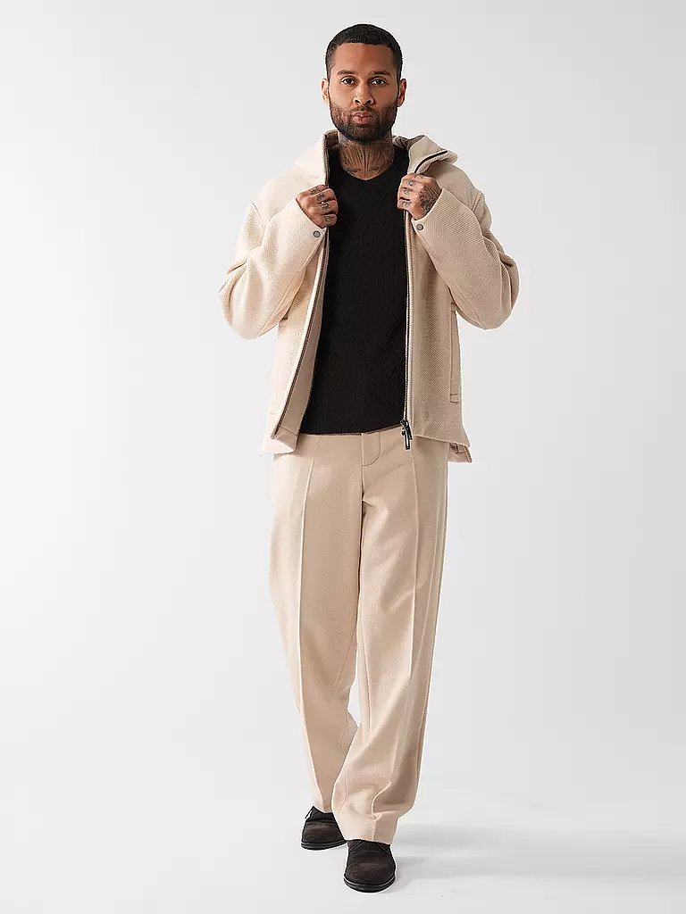 EMPORIO ARMANI | Pantalones de lana | Crema