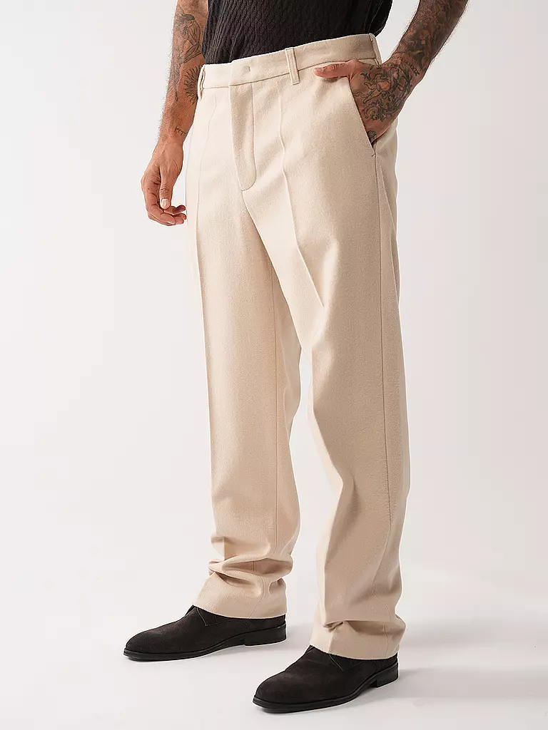 EMPORIO ARMANI | Pantalones de lana | Crema