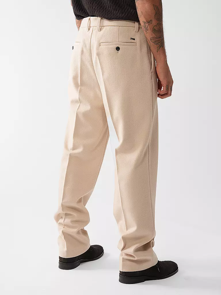 EMPORIO ARMANI | Pantalones de lana | Crema