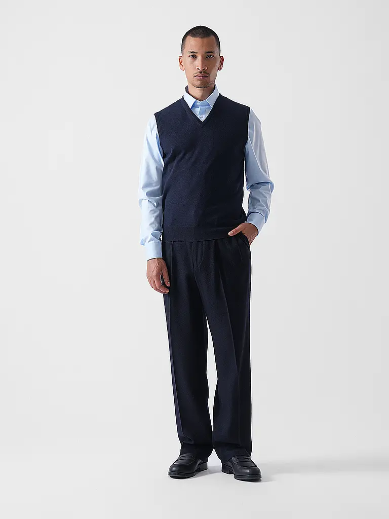 EMPORIO ARMANI | Pantalones de traje | Azul oscuro