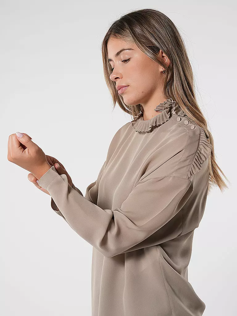 EMPORIO ARMANI | Seidenbluse  | Beige