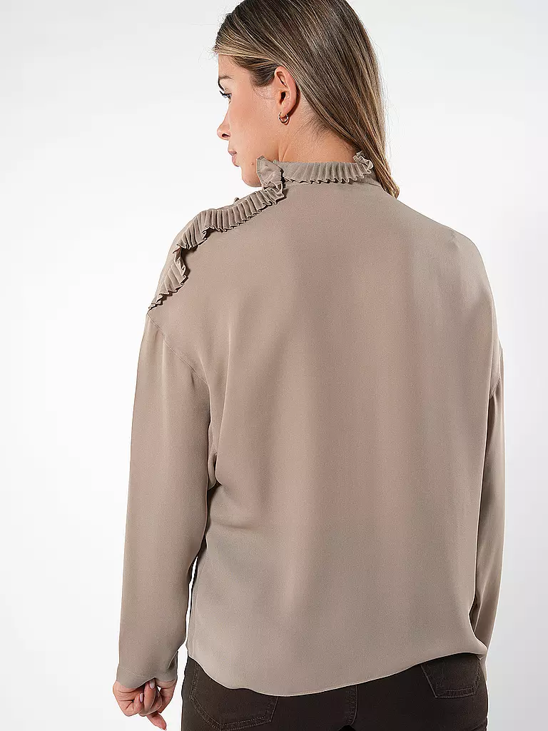 EMPORIO ARMANI | Seidenbluse  | Beige