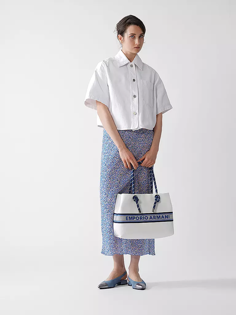 EMPORIO ARMANI | Tasche - Shopper MYEA Medium | Blanco
