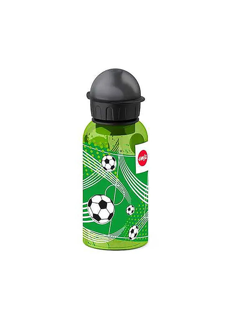 EMSA | Set de regalo de 2 piezas, fiambrera y botella SOCCER Negro | 