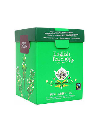 ENGLISH TEA SHOP | Té verde, BIO Fairtrade, Té a granel, Caja de 80g