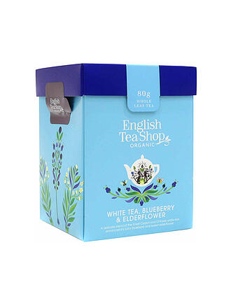 ENGLISH TEA SHOP | Mezcla de té blanco orgánico, arándano y saúco 80g