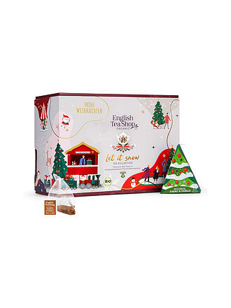 ENGLISH TEA SHOP | Regalo de té Let it Snow 12 Pirámides Blanco