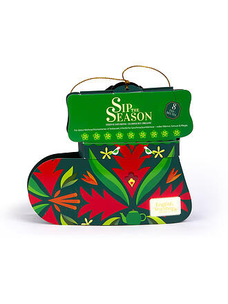 ENGLISH TEA SHOP | Regalo de té Bota 8 Bolsitas Verde
