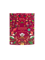 ENGLISH TEA SHOP | Calendario de Adviento de té, 24 bolsitas navideñas | Rojo oscuro