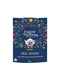 ENGLISH TEA SHOP | Calendario de Adviento de Té 24 Bolsitas Feel Good Verde Oscuro | Azul oscuro