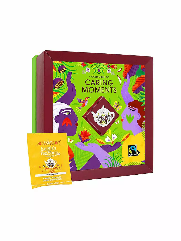 ENGLISH TEA SHOP | Set de té 32 bolsitas CARING MOMENTS Bio | Multicolor