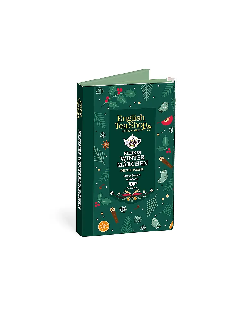 ENGLISH TEA SHOP | Té de invierno, 8 bolsitas, Cuento de invierno, Verde oscuro | Verde oscuro