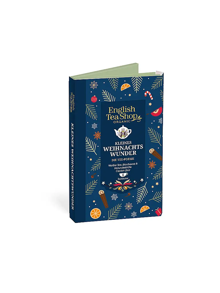 ENGLISH TEA SHOP | Té de invierno, 8 bolsitas, Maravilla Navideña | Azul oscuro